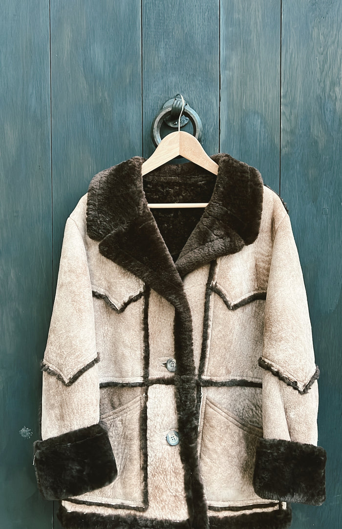 Faux Fur Suede Coat