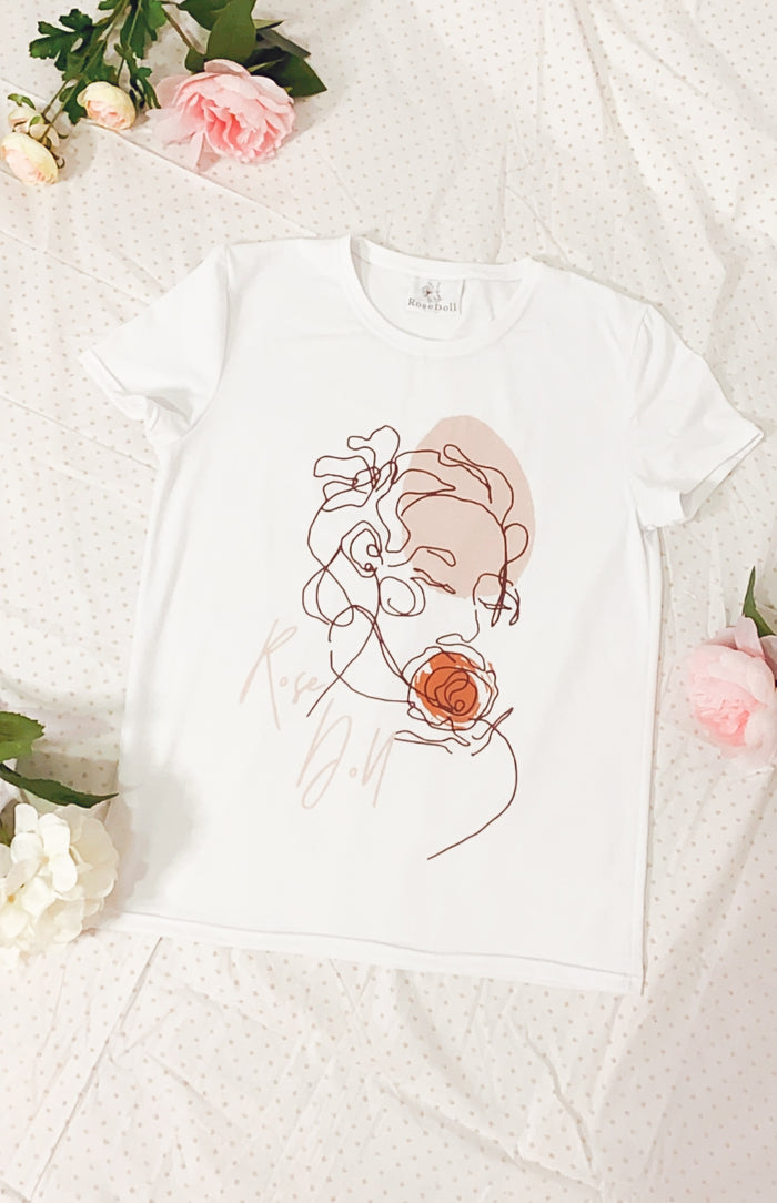 Rose Doll Vintage Tee